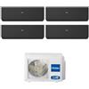 Haier - Climatizzatore quadri split Haier Expert Black Wifi 7000+7000+12000+18000 Btu inverter R32 A++ 4U85S2SR5FA