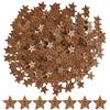 SLEEKEE Bottoni A Stella in Legno da 200 Pezzi, Bottoni Decorativi, Accessori per Cucire, Bottoni in Stile Semplice, Sostitutivi per Bottoni per Abbigliamento