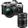 Om System OM-5 Mark II + 14-150mm II + ob. 40/150mm R - silver + CASHBACK di € 300 + GARANZIA 5 ANNI Polyphoto Italia