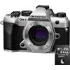 Om System OM-5 Mark II - corpo silver + CASHBACK di € 200 + SD 64GB + GARANZIA 5 ANNI Polyphoto Italia