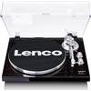 Lenco LBT-188 giradischi USB trasmissione a cinghia noce (LBT-188 noce)