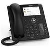 Snom D785N Enterprise IP Phone Black 12 SIP accounts 2 PoE Gigabit ports 6 physi