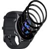 Jaavkkma 4 Pezzi Pellicola Protettiva per Amazfit GTR 3 46mm Vetro Temperato, Anti-graffio/HD, 3D Curva Protezione Schermo per Amazfit GTR 3 46mm - PMMA Film Protettivo Composito
