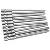 Yosoo Health Gear Inserti Per Avvitatore, 10 Pezzi Set Di Punte Per Cacciavite Magnetico, Inserti Punta Piatta a Croce in Acciaio S2 Ph1 Ph2, Punte Avvitatore Con Codolo Esagonale 1/4 Di Pollice Sl6 Sl5 Sl4 Sl3 10cm