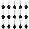 Fdit Beer Tap Plug Brush Brush Cleaner Set di spazzole per pulizia in nylon 15 pezzi