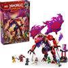 LEGO NINJAGO Thunderfang Dragon of Chaos Toy with 6 Ninja Warriors Minifigures -
