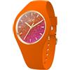 ICE-WATCH glitter Orange summer - Orologio arancione da Donna con Cinturino in plastica - 022574 (Samall +)