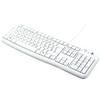 Logitech K120 Tastiera Cablata, Layout ‎Tedesco Qwertz, Bianco