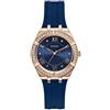 GUESS Orologio Analogico al Quarzo Donna con Cinturino in Silicone GW0034L4