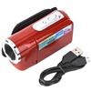 Vikye TFT LCD Sceen Camcorder Recorder, Videocamera DV, Ciclismo all'aperto Running di Compleanno per la Corsa(Red)