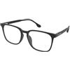 Crullé Occhiali per la guida Crullé TR1886 C2 | Prova Online | Unisex | Plastica | Quadrati | Nero | Adrialenti