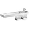 Inda Set Indissima porta spazzolini/dispenser sapone/mensola cromo lucido