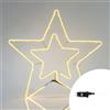 Wisdom Stella luminosa Led 52cm Neon Flex Bianco Caldo Wisdom