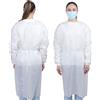 MONOSAFE Camice monouso TNT 25 gr Colore Bianco Polsini in Cotone protettivo paziente visitatore chirurgico [ No Minimo Ordine ] Spedizione in 24-48 Ore - oltre 2.000 pz.
