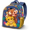 Disney Il Re Leone Friends-Zainetto 3D Elite, Blu, 25 x 30 cm, Capacità 7 L