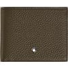 MONTBLANC | PELLETTERIA PORTAFOGLIO PELLE 6 CC, KAKI GRAIN