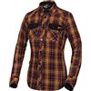 BROGER Alaska Lady Camicia da Moto Donna | 100% Cotone | Fodera in Fibra Aramidica | Protezioni SAS-TEC per Gomiti e Spalle | Vestibilità Regolare