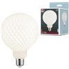 Paulmann 29077 White Lampion Edition lampadina a filamento LED Globe G125 230V E27 4,3W 400lm dimmerabile 125mm bianco vetro 3000K