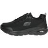 Skechers Arch Fit Sr, Scarpe da ginnastica Donna, Tessuto Sintetico Nero, 37.5 EU