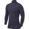 PowerLayer Maglia Termica Uomo a Manica Lunga - Maglia Compressione Uomo per Calcio e Sport - Strato Base a Maniche Lunghe - per Allenamento Corsa e Ciclismo - Grigio Scuro, L