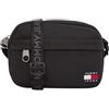 Tommy Jeans Donna Borsa a Tracolla Daily Crossover Tracolla Larga, Nero (Black), Taglia Unica
