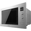 Cecotec Microonde da Incasso Digitale GrandHeat 2500 Built-In Touch SteelBlack 900 W, da incasso, 25 L, 1000 Watt Grill, 8 funzioni preimpostate, timer, pannello di controllo tattile