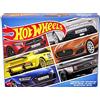 Hot Wheels - Multipack Car Culture Europa con 6 macchinine in scala 1:64, decorazioni autentiche, carrozzerie popolari, ruote che girano, giocattolo per bambini, 3+ anni, HLK51