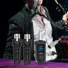 Trasmettitore e ricevitore audio per chitarra per mixer audio con microfono