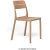 Nardi Sedia Cassia Bistrot Cappuccino Polipropilene Impilabile