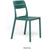 Nardi Sedia Cassia Bistrot Maya Polipropilene Impilabile