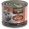 LEONARDO 200 g Leonardo Quality Selection Alimento Cibo Umido per Gatti Adulti con Carne Fresca di Fegato in Lattina