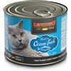 LEONARDO 200 g Leonardo Quality Selection Alimento Cibo Umido per Gatti Adulti con Carne Fresca di Pesce di Mare in Lattina