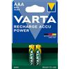 VARTA Accu 2 AAA 800mAh R2U Ricaricabile Verde/Grigio
