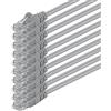 1aTTack.de 87434 10x 0,5m Gray Cavo di rete Cat6 Cat 6 Ethernet LAN 1000 Mbit/s RJ45