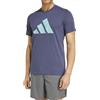Adidas T-Shirt da Uomo Train Essentials Feelready Logo Blu