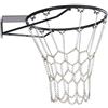 CZ-XING Basketballnetz mit Stahlkette, 12 Verschlussreifen, zweifarbiges Metall, Basketballnetz
