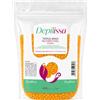 DEPILISSA Perle di Cera Brasiliana Multidirezionale Depilissa Mango 400g - Cera Dura a Caldo Senza Strisce per Ceretta Uomo e Donna, Zone Delicate e Corpo, Made in Italy