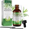 JCZQDRPC Olio Essenziale olio di rosmarino per capelli, 100% Puro Biologico Per Sopracciglia E Ciglia, Viso, Pelle, Stimola Crescita Dei Capelli 60ml, olio rosmarino capelli, olio essenziale rosmarino