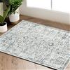 TOPICK Tappeto passatoia 60 x 150 cm, colore blu, vintage, corridoio, retrò, pieghevole, sottile, lavabile, multi floreale, antiscivolo, per interni, bagno, cucina, camera da letto, soggiorno