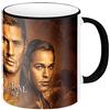 Elbenwald Supernatural tazza Sam Dean Castiel Jack All -Round Printing 320 ml di beige in ceramica