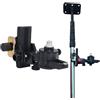 Jectse Adattatore per Livella a Staffa per Regolazione Fine, Testa per Asta Telescopica con Rotazione di 360 Gradi, con Clip di Apertura Regolabile, per Supporti per Asta Telescopica