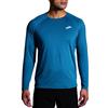 BROOKS 211450474 Atmosphere Long Sleeve 2.0 Maglia Lunga Uomo Dk Ocean Taglia 30