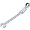 BGS 6177 | Chiave combinata a cricchetto con doppio snodo | regolabile | 17 mm