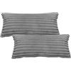 KEAYOO Biancheria da letto soffice (grigio, 40 x 80 cm)