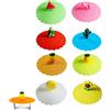 PMELCXD Coperchio per Tazza in Silicone,8 Pièces Antipolvere Coperchio Della Tazza in Silicone Copri Tazza Riutilizzabili Copri Tazza Alimentari Coperchio per Tazze in Vetro Tazze da Caffè