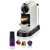 Nespresso Macchina da caffè Citiz di De'Longhi per cialde originali, espresso di ispirazione italiana, caffè di qualità, set di capsule incluse, EN167.W, bianco