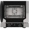 Forno Elettrico a Convenzione + vapore - 4 Teglie GN 1/2 - Pannello meccanico - Porta a bandiera