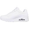 Skechers Uno Stand On Air, Scarpe da ginnastica Donna, Bianco, 37 EU