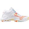 MIZUNO scarpe MIZUNO Wave lightning z8 mid w bianco/pesca
