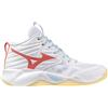 MIZUNO scarpe MIZUNO Wave momentum pro mid w bianco/pesca